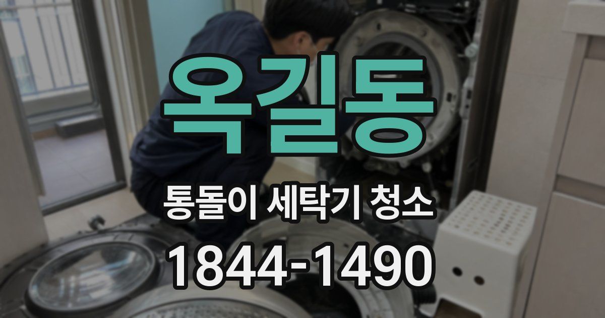옥길동 통돌이 세탁기 청소