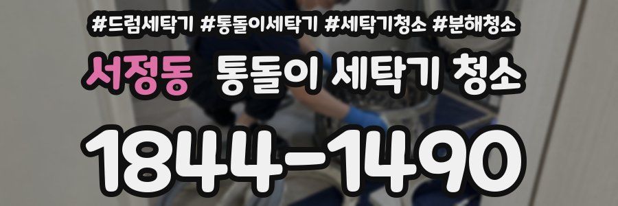 서정동 통돌이 세탁기 청소
