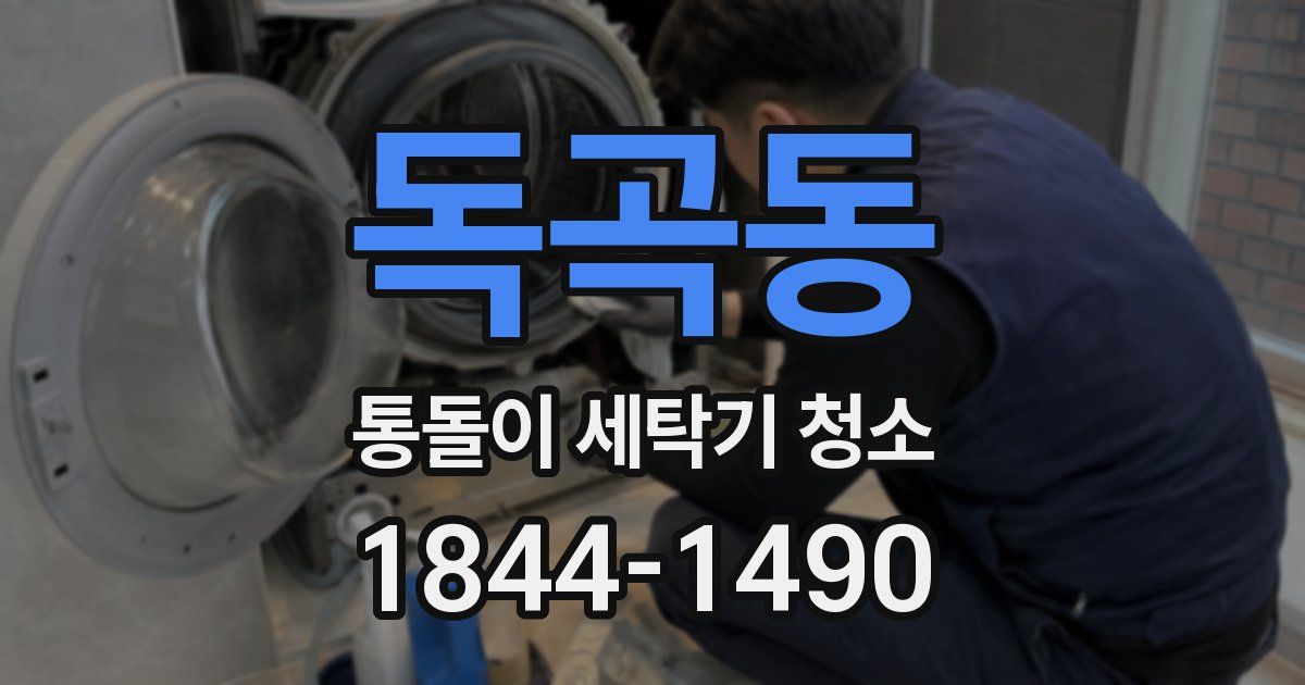 독곡동 통돌이 세탁기 청소