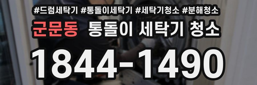군문동 통돌이 세탁기 청소