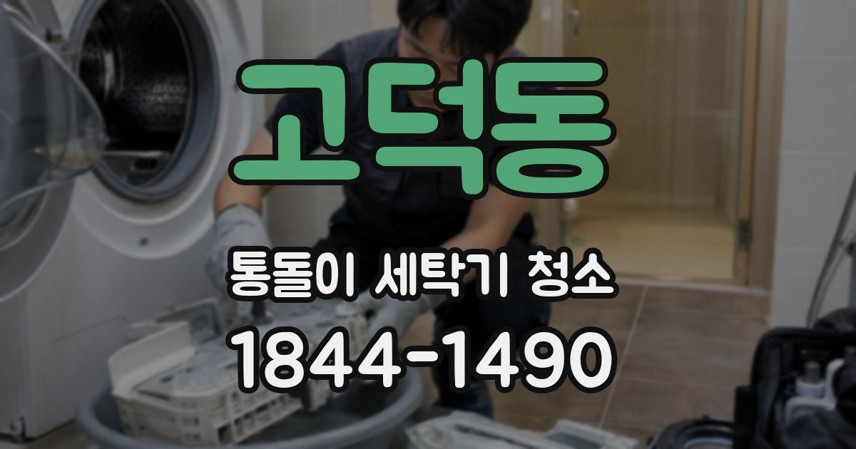 고덕동 통돌이 세탁기 청소