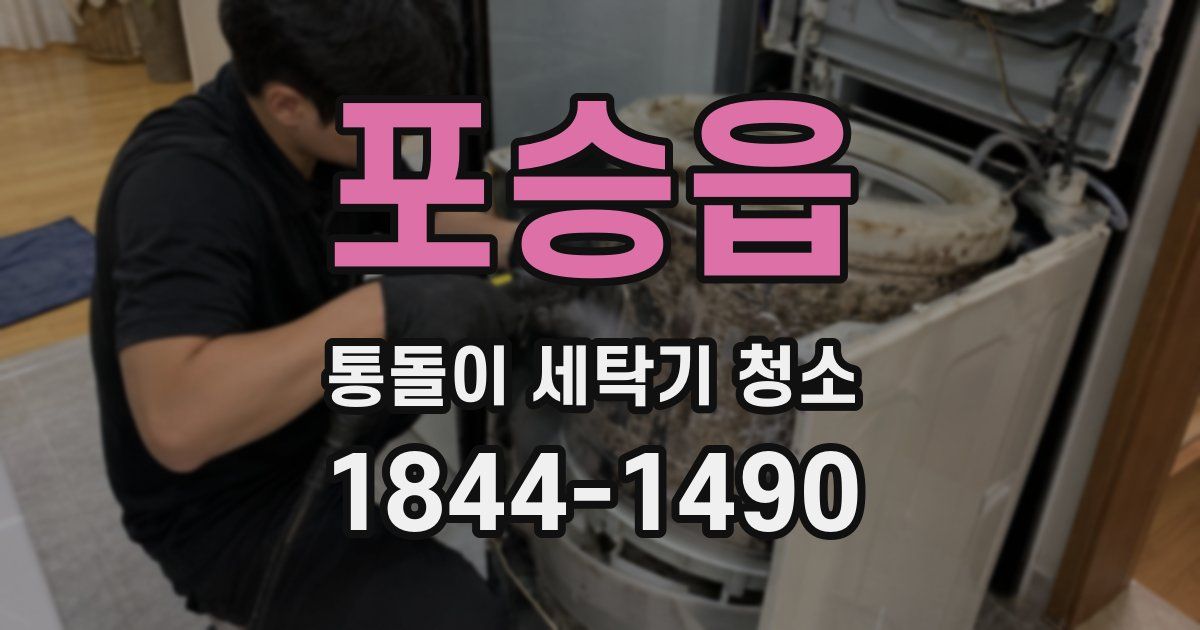 포승읍 통돌이 세탁기 청소