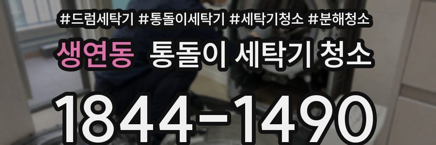 생연동 통돌이 세탁기 청소