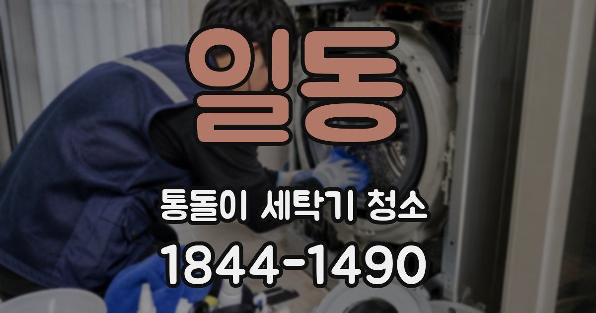 일동 통돌이 세탁기 청소