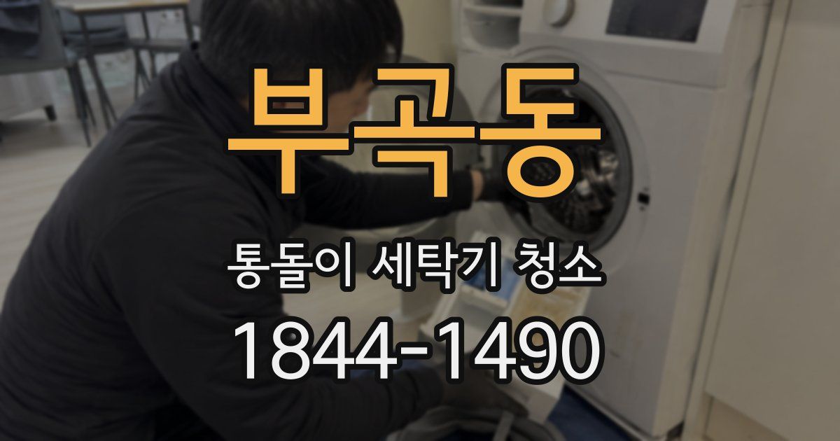 부곡동 통돌이 세탁기 청소