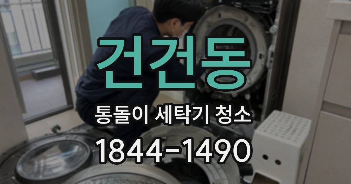 건건동 통돌이 세탁기 청소