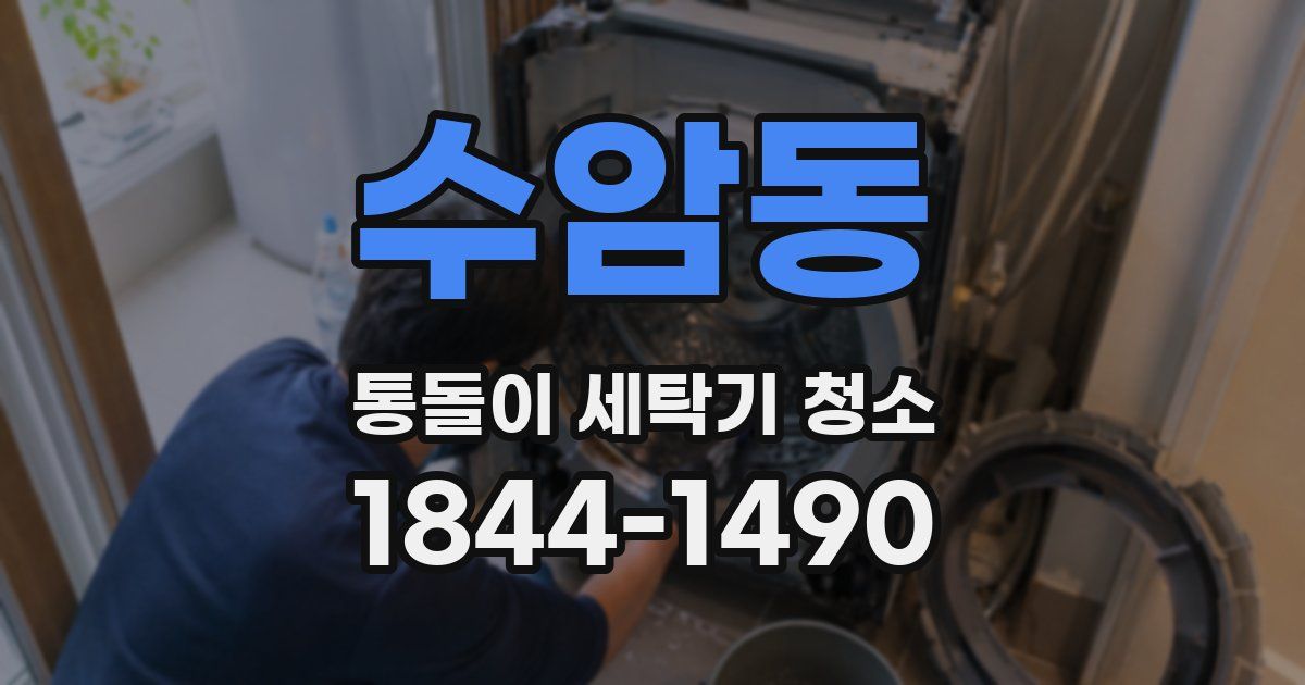 수암동 통돌이 세탁기 청소