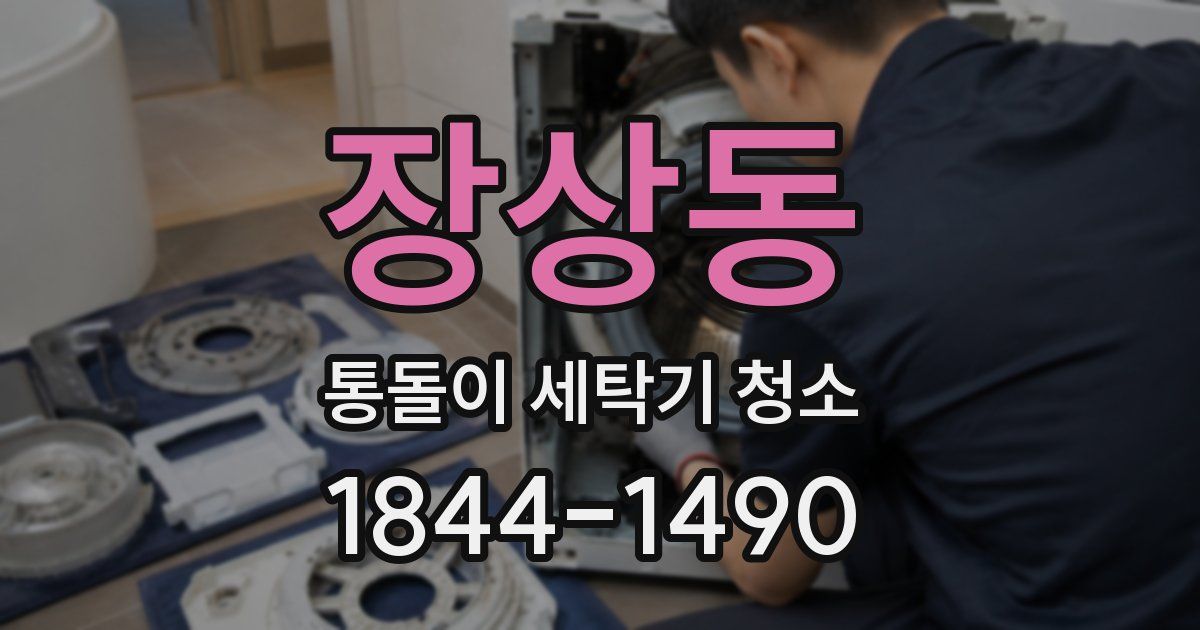 장상동 통돌이 세탁기 청소