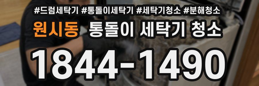 원시동 통돌이 세탁기 청소