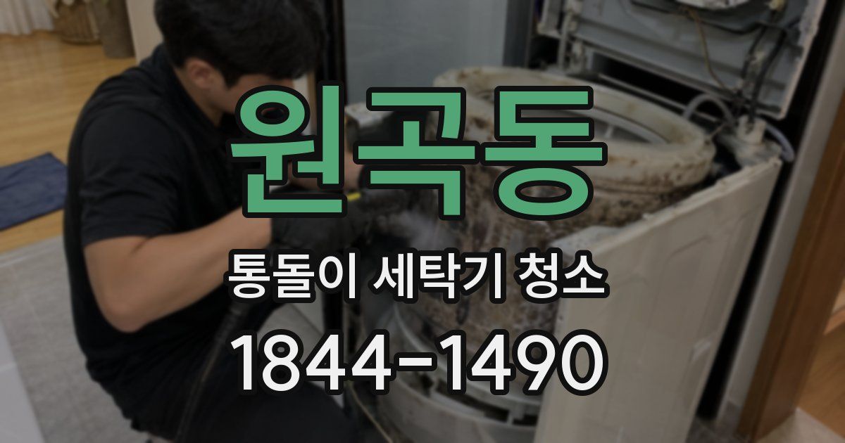 원곡동 통돌이 세탁기 청소