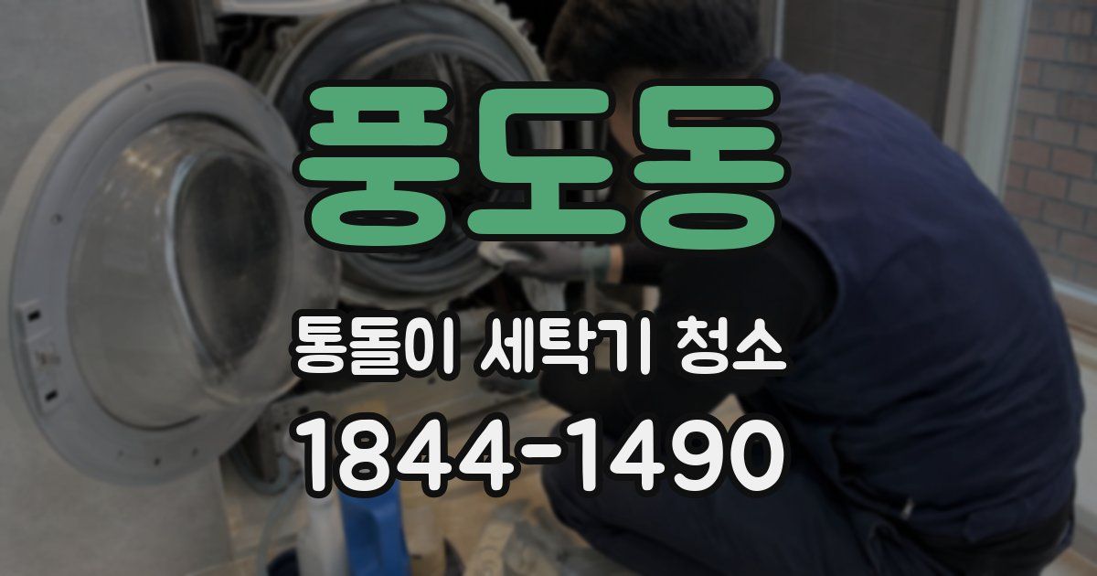 풍도동 통돌이 세탁기 청소