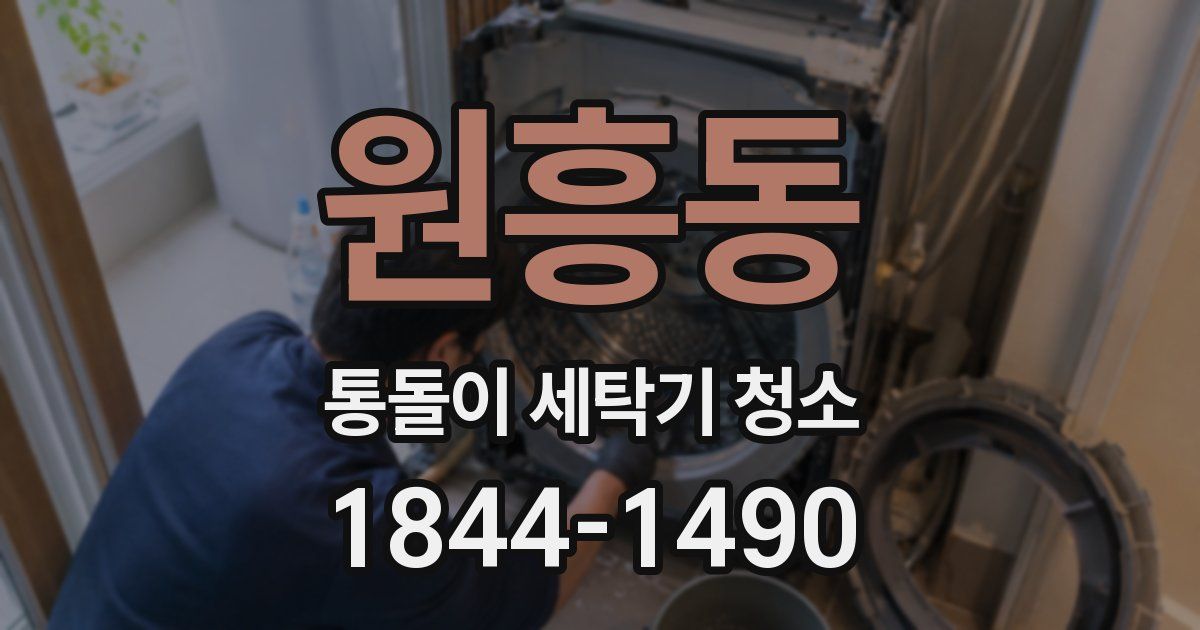 원흥동 통돌이 세탁기 청소