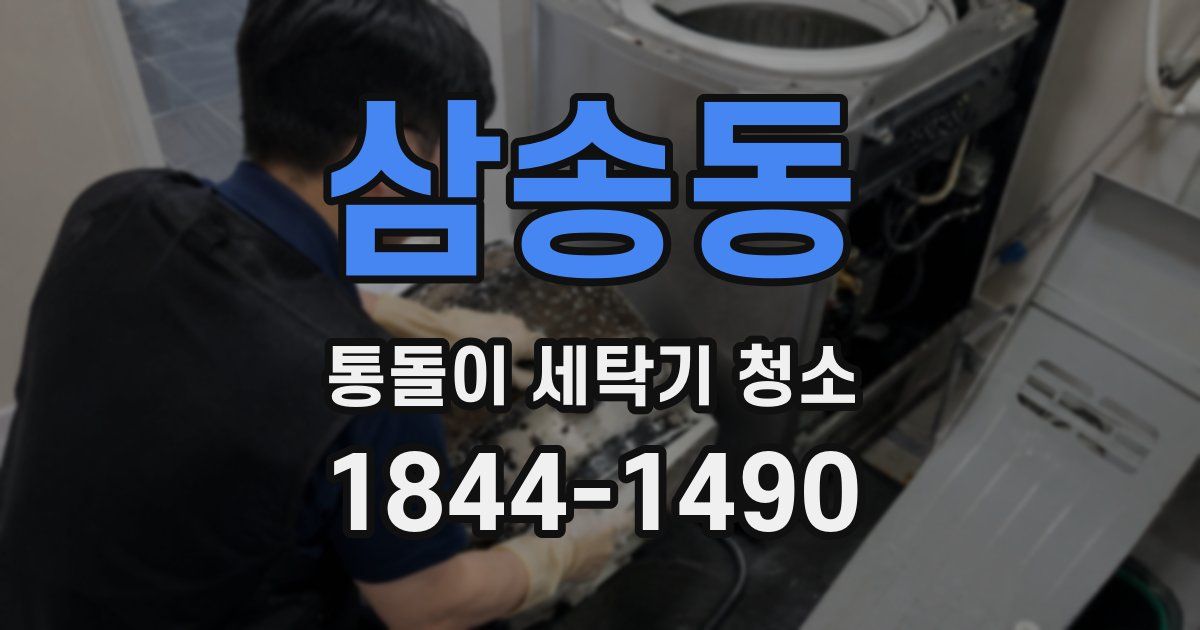 삼송동 통돌이 세탁기 청소