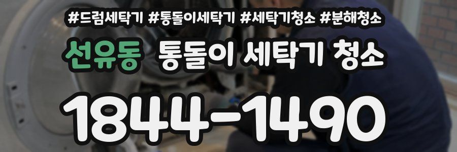선유동 통돌이 세탁기 청소