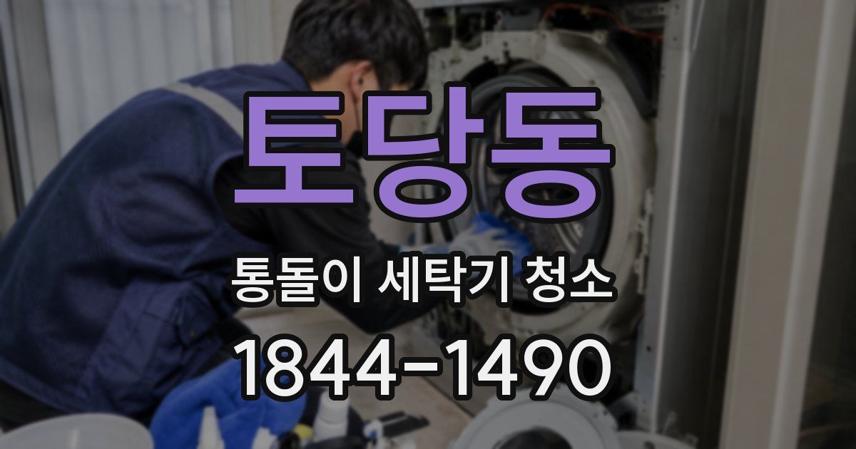 토당동 통돌이 세탁기 청소