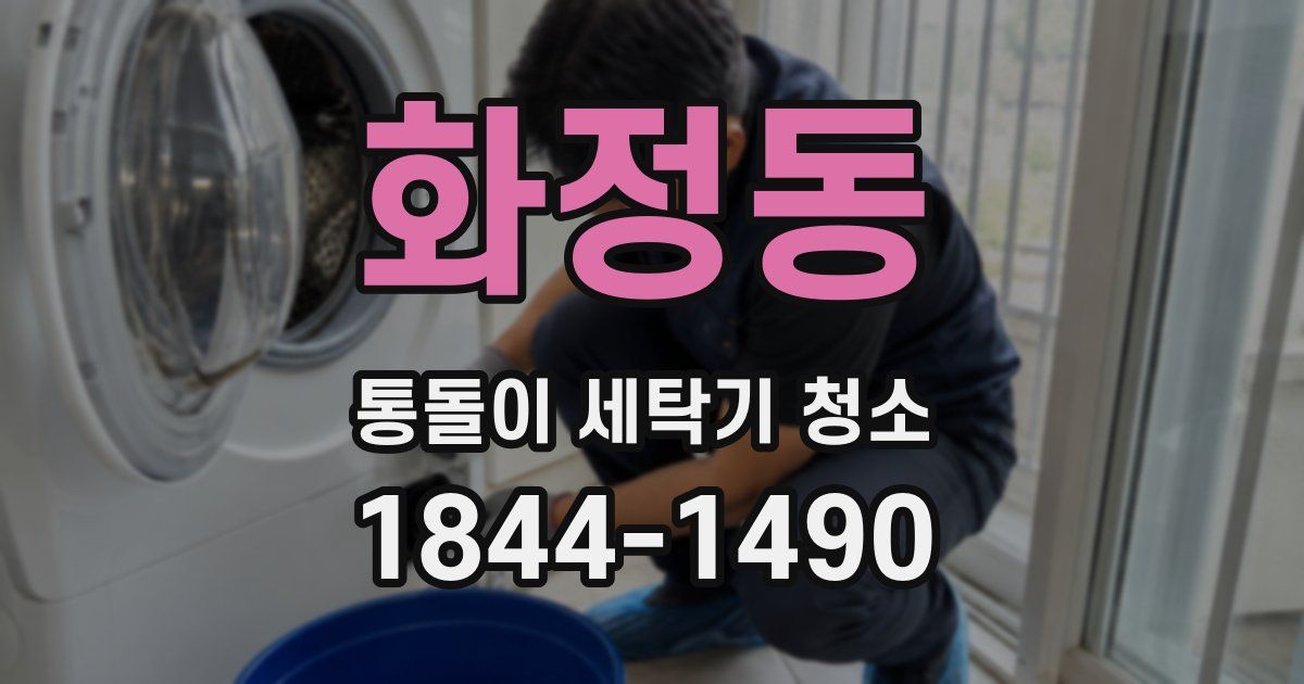 화정동 통돌이 세탁기 청소