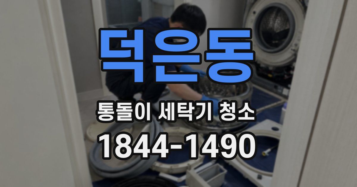 덕은동 통돌이 세탁기 청소
