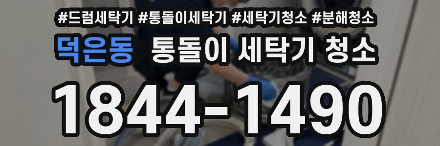 덕은동 통돌이 세탁기 청소
