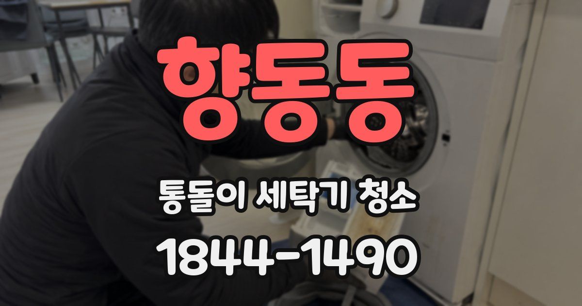 향동동 통돌이 세탁기 청소