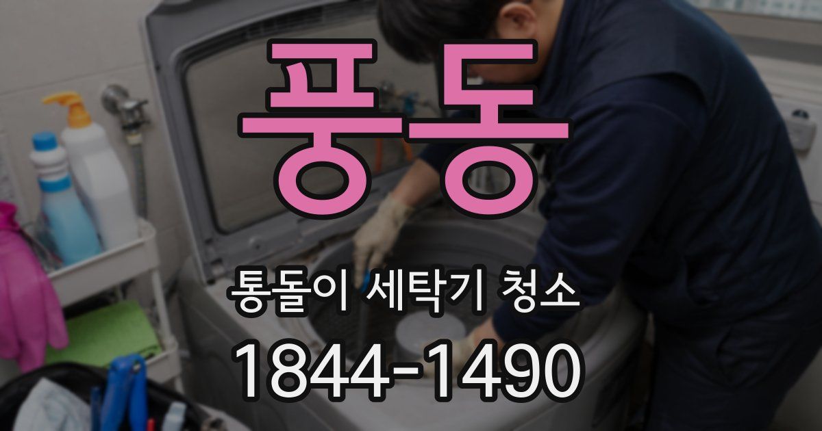 풍동 통돌이 세탁기 청소