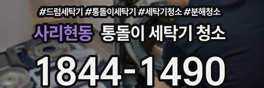 사리현동 통돌이 세탁기 청소