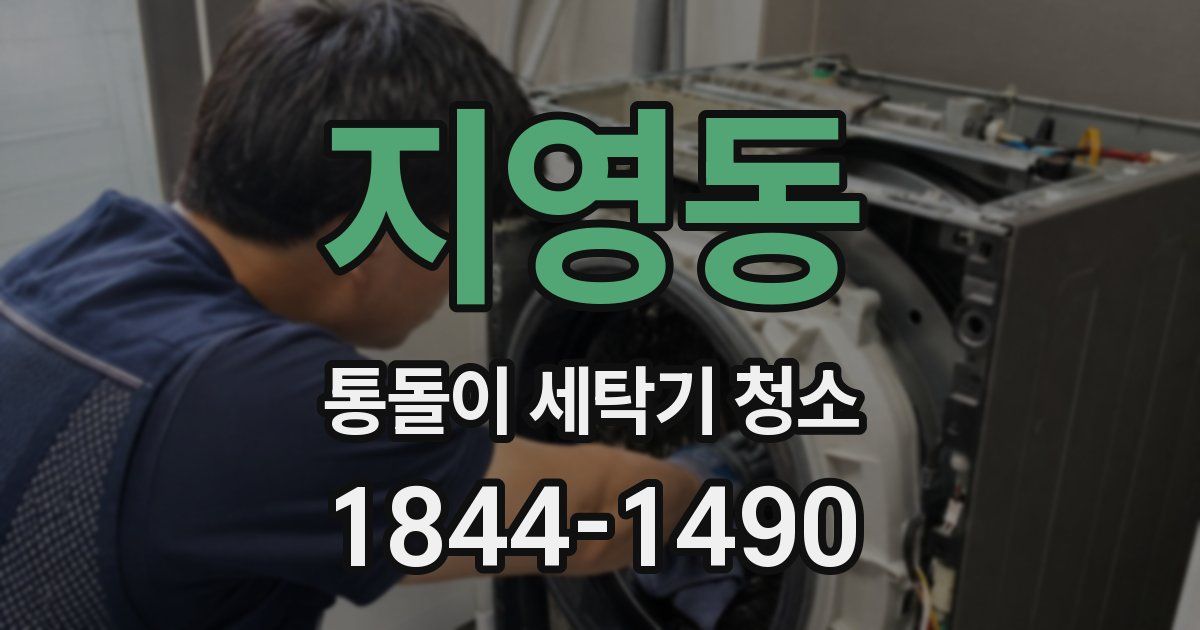 지영동 통돌이 세탁기 청소