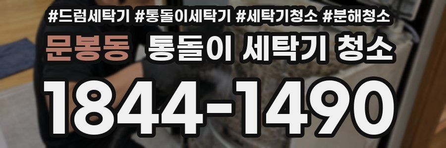 문봉동 통돌이 세탁기 청소