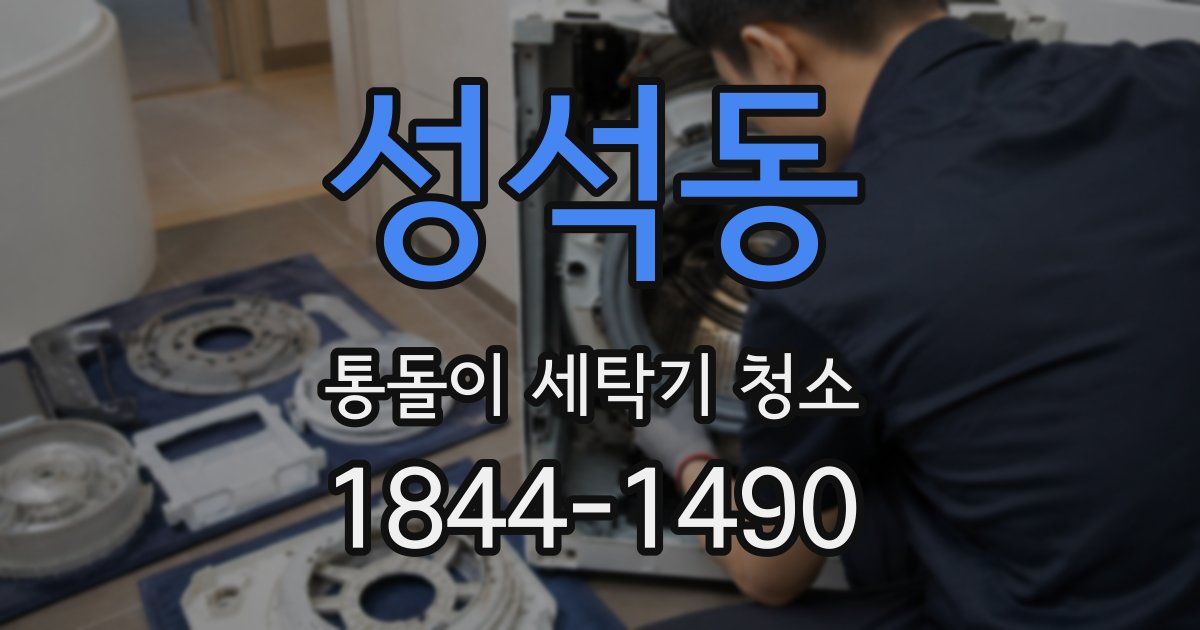 성석동 통돌이 세탁기 청소