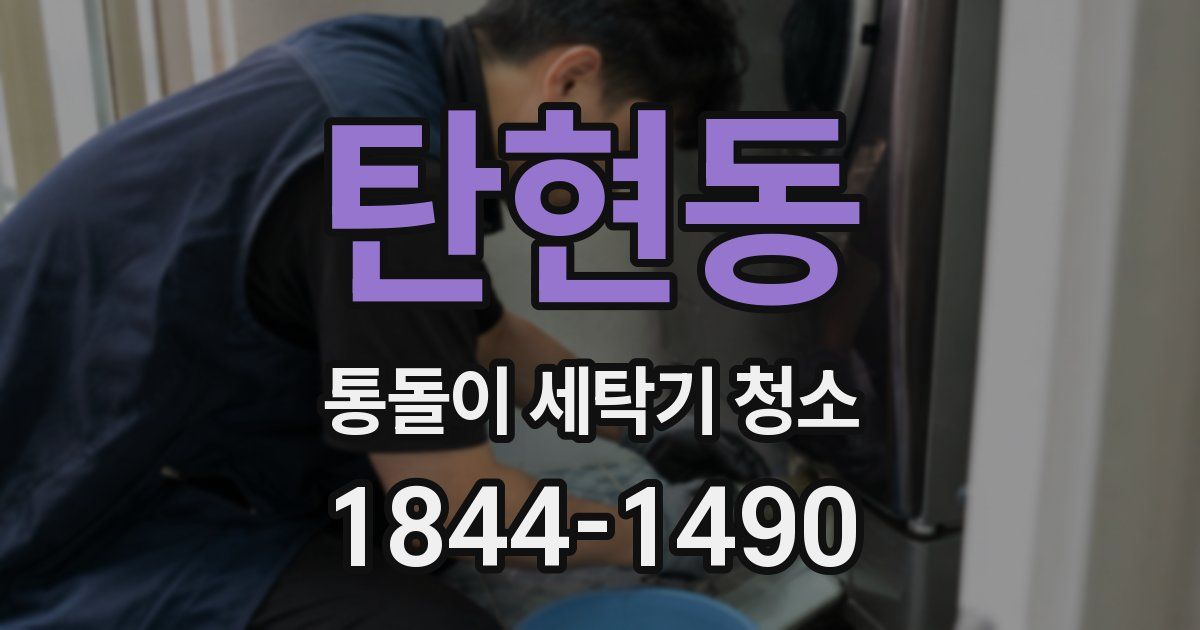 탄현동 통돌이 세탁기 청소
