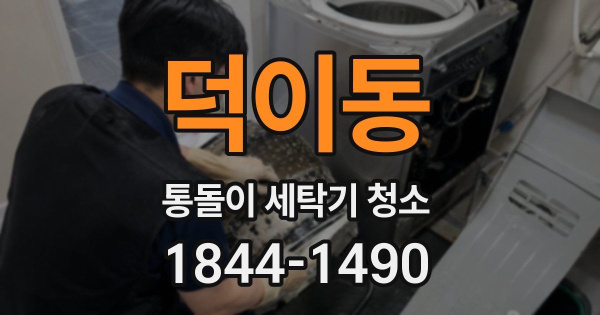 덕이동 통돌이 세탁기 청소