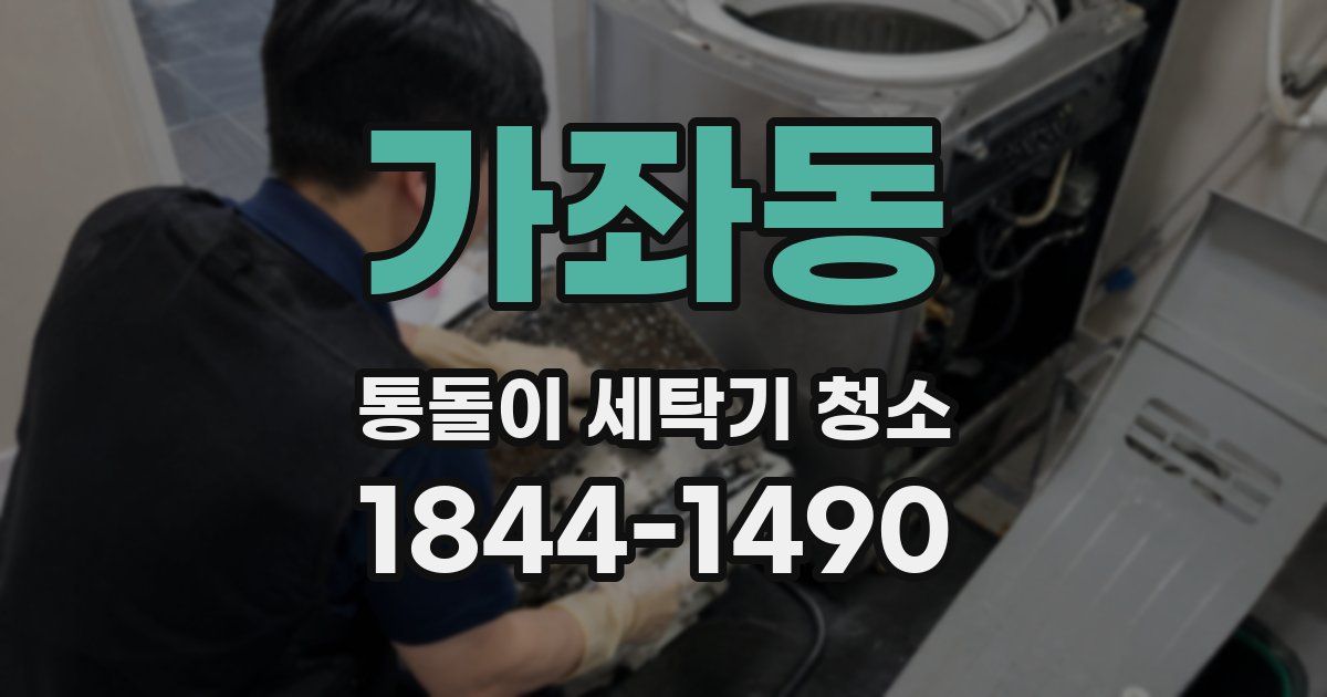 가좌동 통돌이 세탁기 청소
