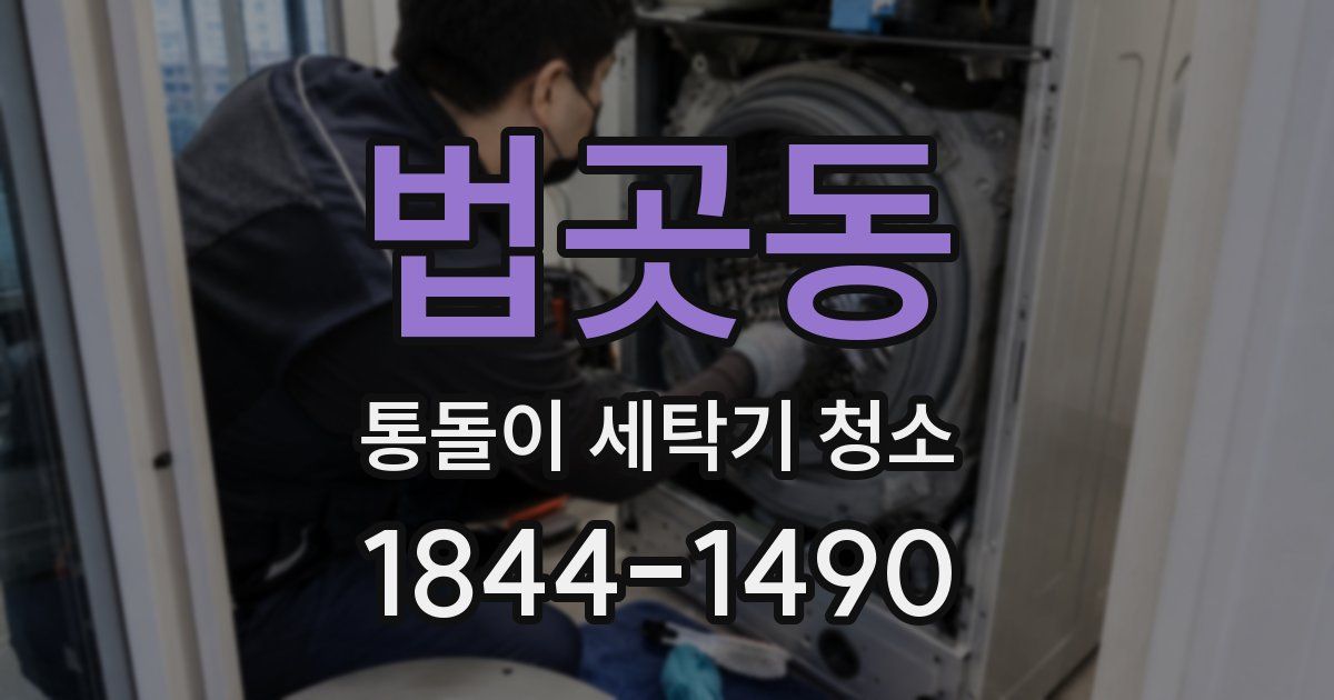 법곳동 통돌이 세탁기 청소