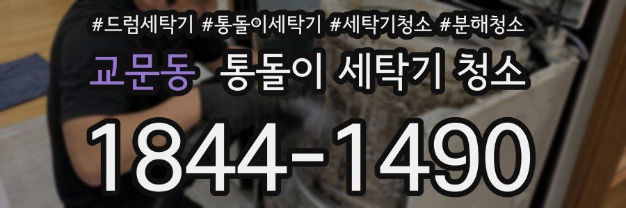 교문동 통돌이 세탁기 청소
