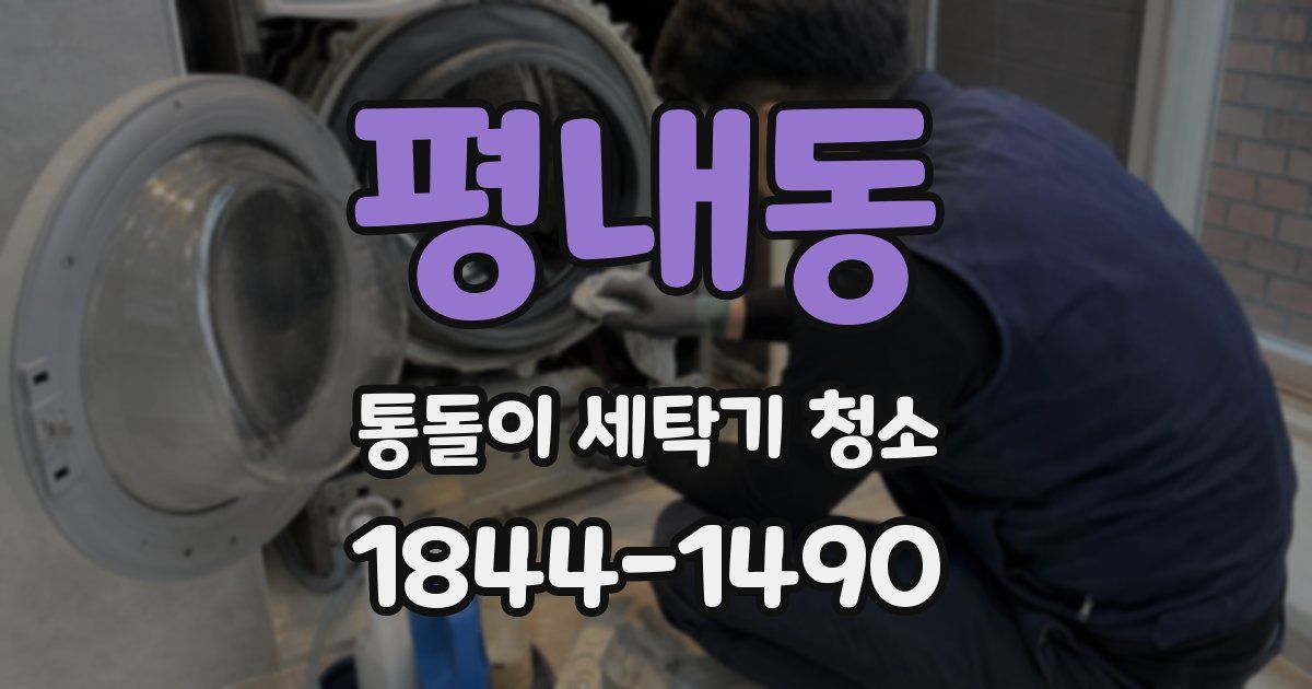 평내동 통돌이 세탁기 청소
