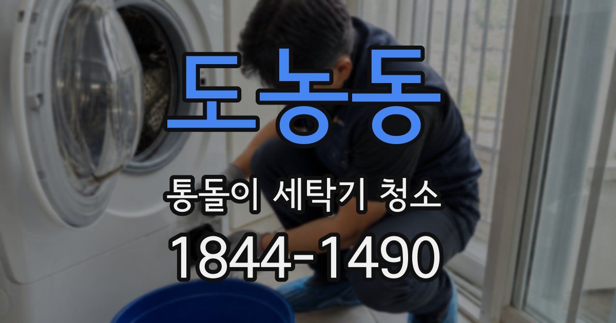 도농동 통돌이 세탁기 청소