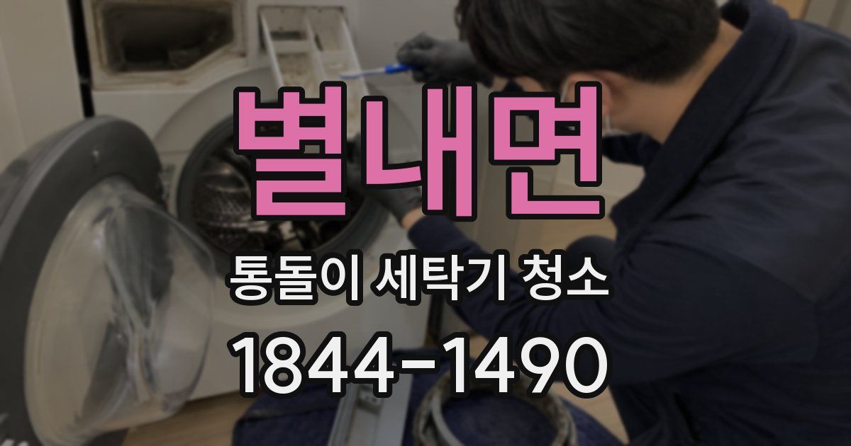 별내면 통돌이 세탁기 청소