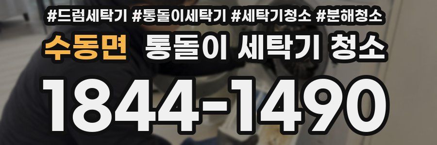 수동면 통돌이 세탁기 청소