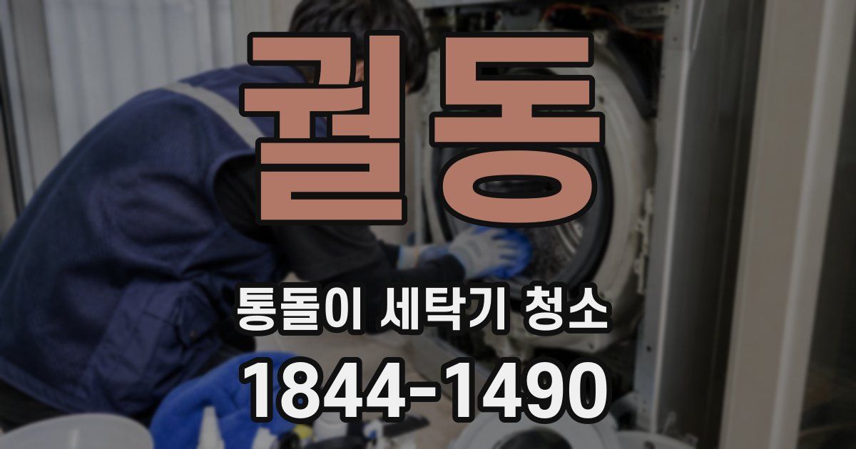 궐동 통돌이 세탁기 청소