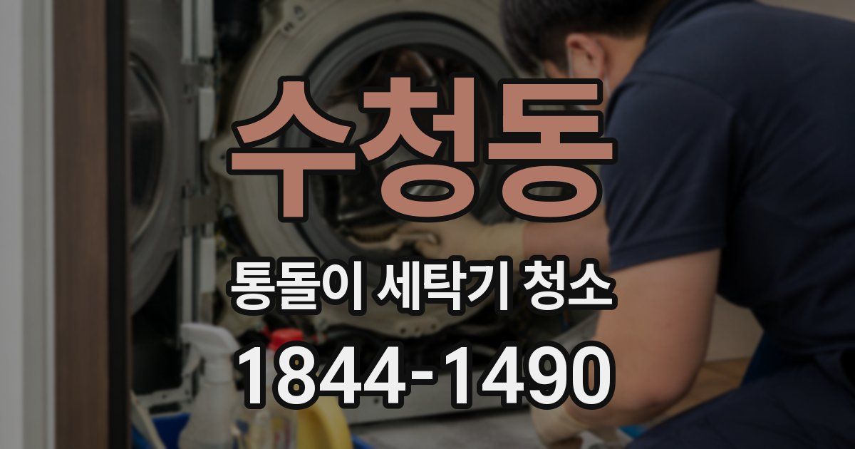 수청동 통돌이 세탁기 청소