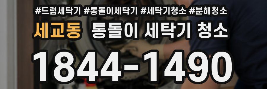 세교동 통돌이 세탁기 청소