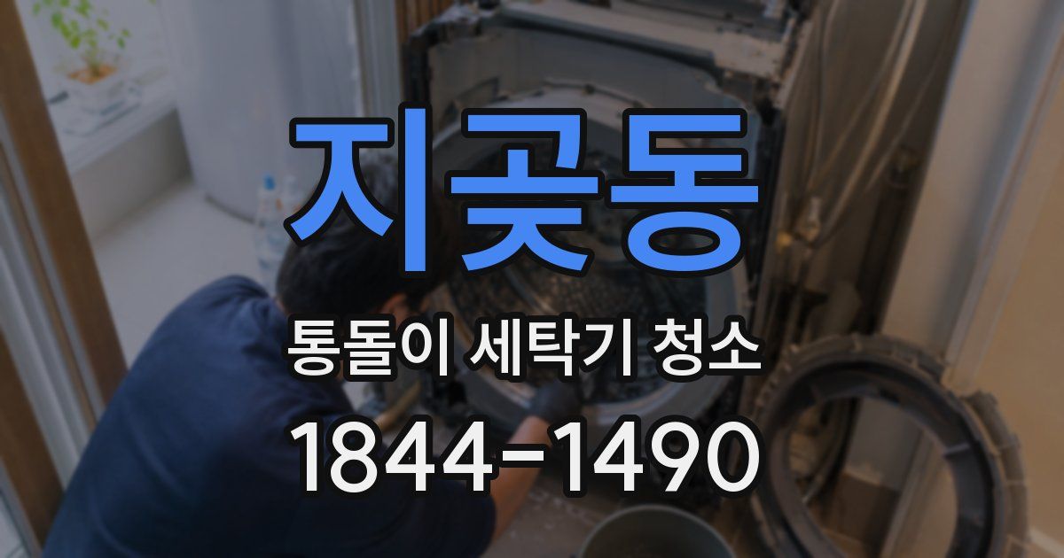 지곶동 통돌이 세탁기 청소