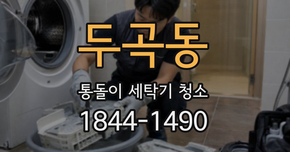 두곡동 통돌이 세탁기 청소