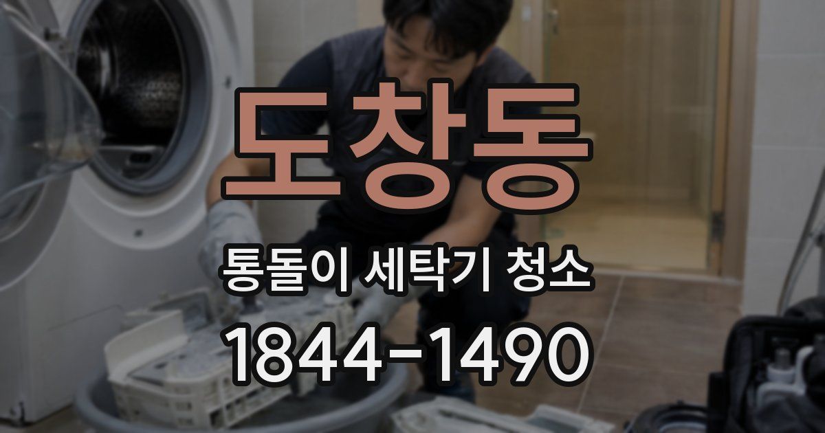 도창동 통돌이 세탁기 청소