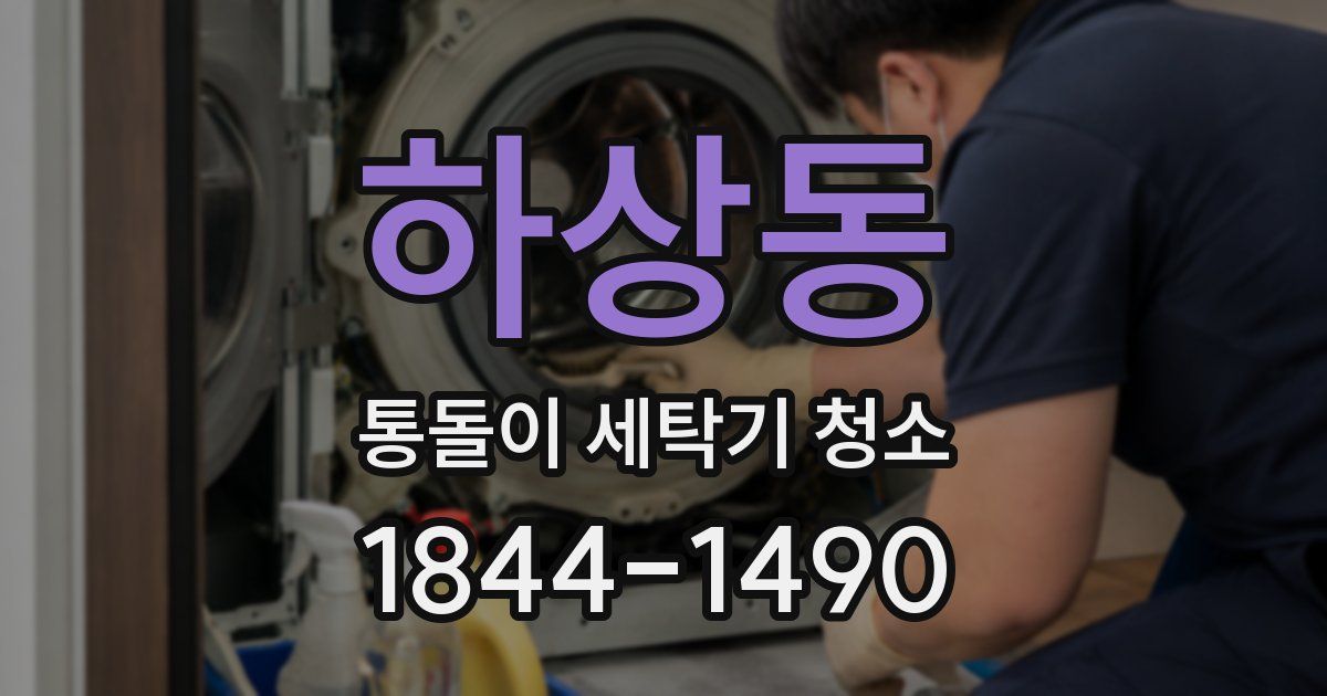 하상동 통돌이 세탁기 청소