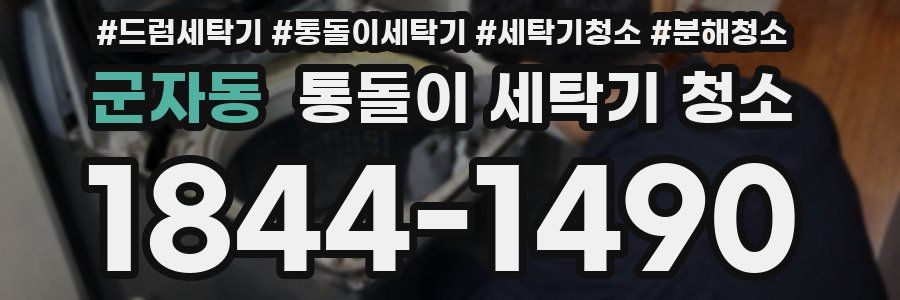 군자동 통돌이 세탁기 청소