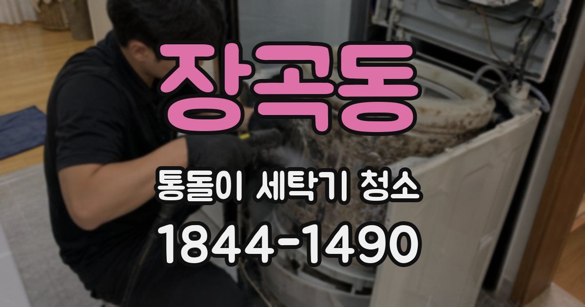 장곡동 통돌이 세탁기 청소