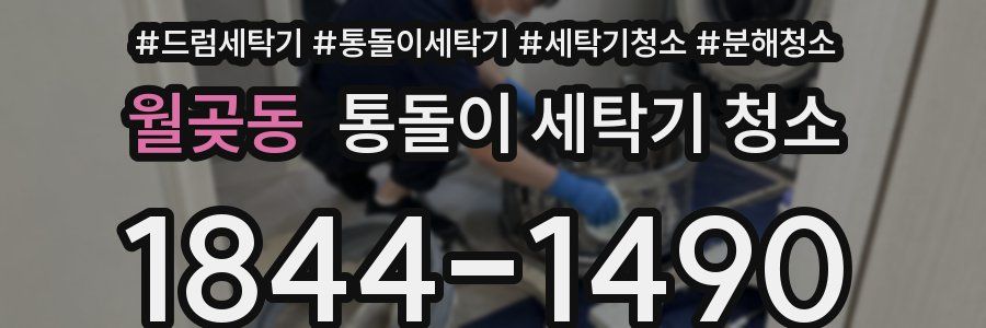 월곶동 통돌이 세탁기 청소