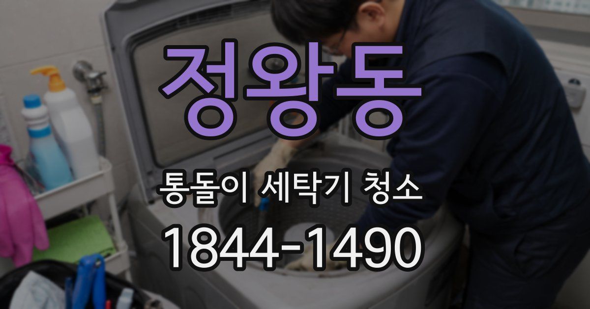 정왕동 통돌이 세탁기 청소