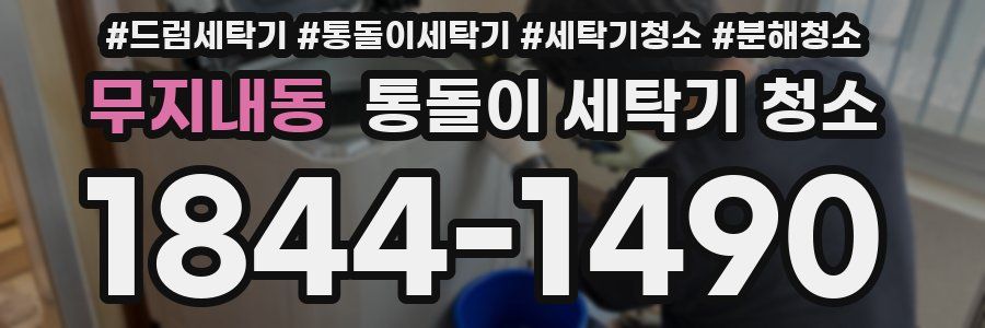 무지내동 통돌이 세탁기 청소
