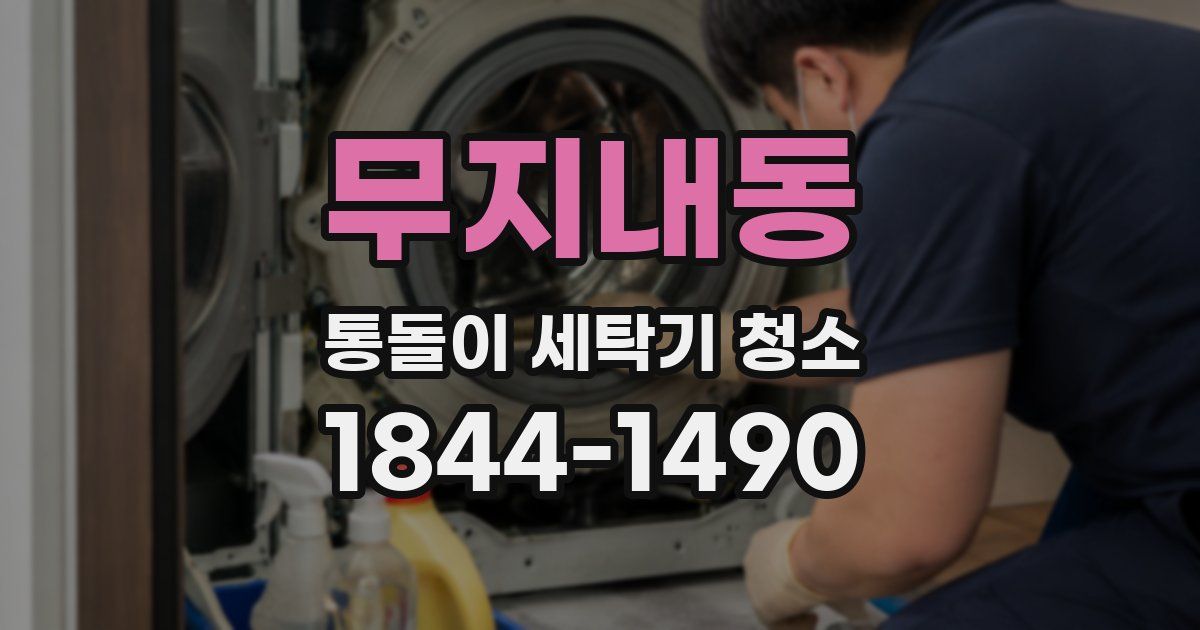 무지내동 통돌이 세탁기 청소